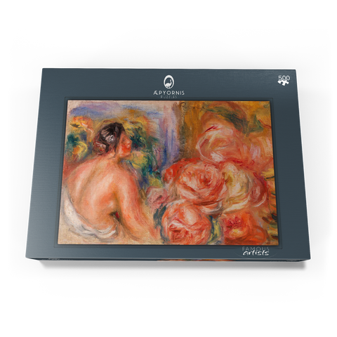 Roses and Small Nude (Roses et petit nu) (1916) by Pierre-Auguste Renoir 500 Puzzle Schachtel Ansicht3