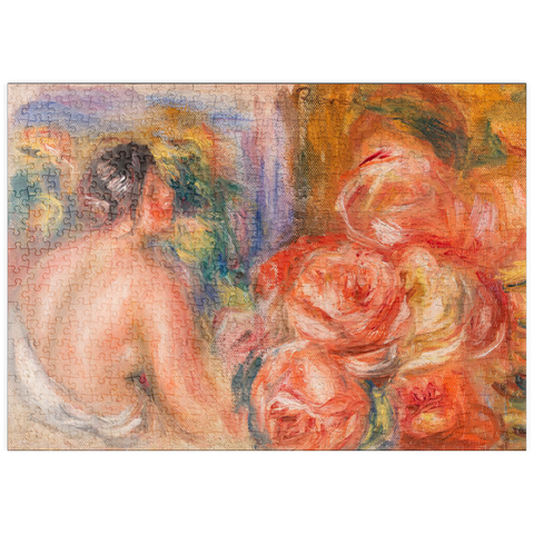 puzzleplate Roses and Small Nude (Roses et petit nu) (1916) by Pierre-Auguste Renoir 500 Puzzle