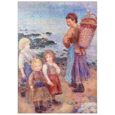 puzzleplate Mussel-Fishers at Berneval (Pêcheuses de moules à Berneval, côte normand) (1879) by Pierre-Auguste Renoir 200 Puzzle