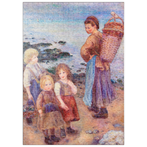 puzzleplate Mussel-Fishers at Berneval (Pêcheuses de moules à Berneval, côte normand) (1879) by Pierre-Auguste Renoir 500 Puzzle
