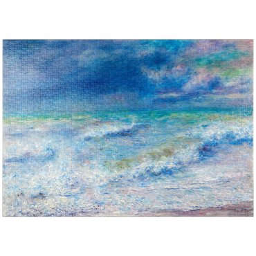 puzzleplate Seascape (1897) by Pierre-Auguste Renoir 1000 Puzzle