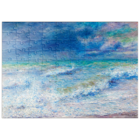 puzzleplate Seascape (1897) by Pierre-Auguste Renoir 100 Puzzle
