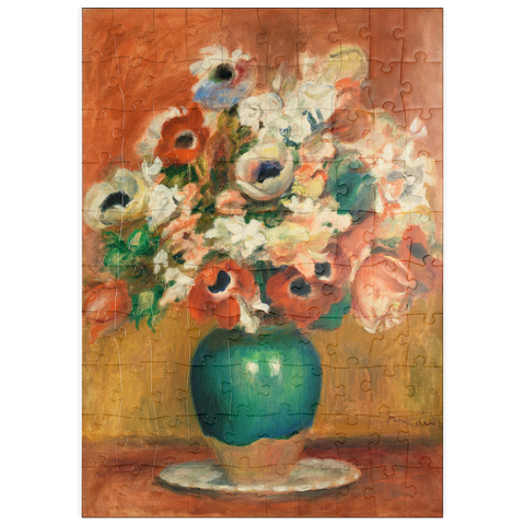 puzzleplate Flowers (Fleurs) (1885) by Pierre-Auguste Renoir 100 Puzzle