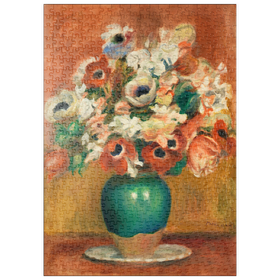 Darstellung des Puzzle Motivs Flowers (Fleurs) (1885) by Pierre-Auguste Renoir - Puzzleteile: 500