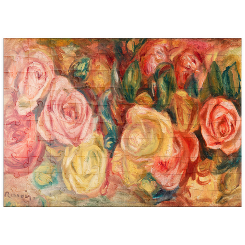puzzleplate Roses (1912) by Pierre-Auguste Renoir 100 Puzzle