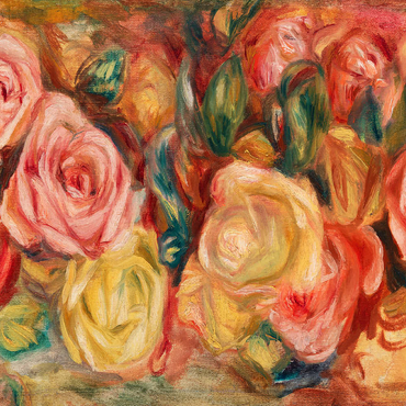 Roses (1912) by Pierre-Auguste Renoir 100 Puzzle 3D Modell