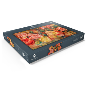 Alternative Darstellung des Puzzle-Motivs Roses (1912) by Pierre-Auguste Renoir – Puzzleteile: 200