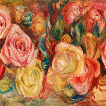 Roses (1912) by Pierre-Auguste Renoir 500 Puzzle 3D Modell