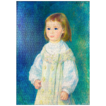 puzzleplate Lucie Berard (Child in White) (1883) by Pierre-Auguste Renoir 1000 Puzzle