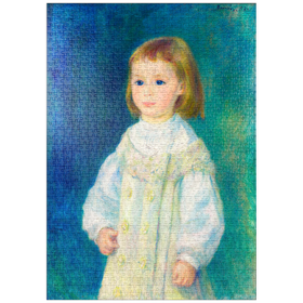 Darstellung des Puzzle Motivs Lucie Berard (Child in White) (1883) by Pierre-Auguste Renoir - Puzzleteile: 1000