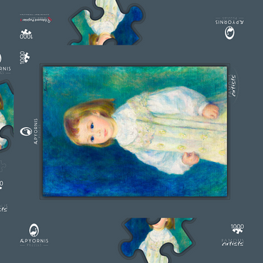 Lucie Berard (Child in White) (1883) by Pierre-Auguste Renoir 1000 Puzzle Schachtel 3D Modell