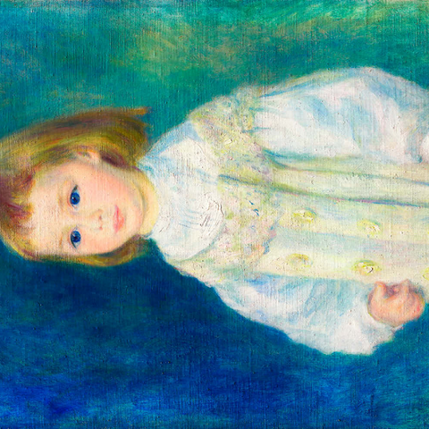 Lucie Berard (Child in White) (1883) by Pierre-Auguste Renoir 100 Puzzle 3D Modell
