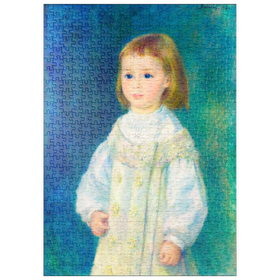 Darstellung des Puzzle Motivs Lucie Berard (Child in White) (1883) by Pierre-Auguste Renoir - Puzzleteile: 500