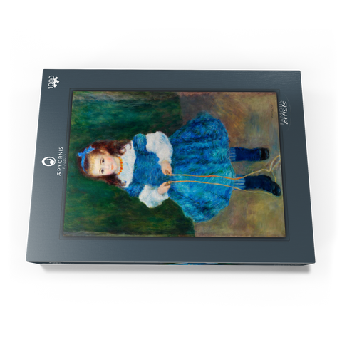 Girl with a Jump Rope (Portrait of Delphine Legrand) (1876) by Pierre-Auguste Renoir 1000 Puzzle Schachtel Ansicht3