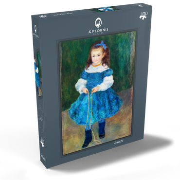 Girl with a Jump Rope (Portrait of Delphine Legrand) (1876) by Pierre-Auguste Renoir 100 Puzzle Schachtel Ansicht2