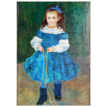 puzzleplate Girl with a Jump Rope (Portrait of Delphine Legrand) (1876) by Pierre-Auguste Renoir 100 Puzzle