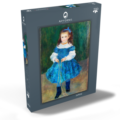 Girl with a Jump Rope (Portrait of Delphine Legrand) (1876) by Pierre-Auguste Renoir 200 Puzzle Schachtel Ansicht2