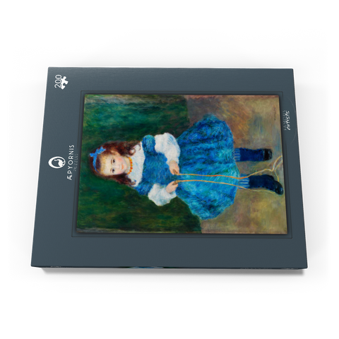 Girl with a Jump Rope (Portrait of Delphine Legrand) (1876) by Pierre-Auguste Renoir 200 Puzzle Schachtel Ansicht3
