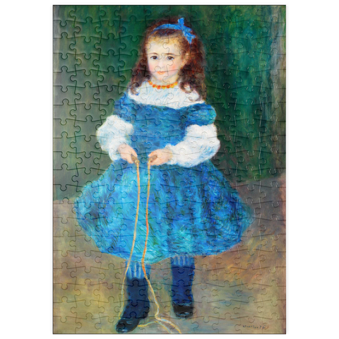 puzzleplate Girl with a Jump Rope (Portrait of Delphine Legrand) (1876) by Pierre-Auguste Renoir 200 Puzzle