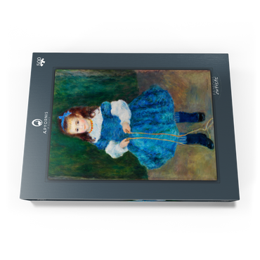 Girl with a Jump Rope (Portrait of Delphine Legrand) (1876) by Pierre-Auguste Renoir 500 Puzzle Schachtel Ansicht3