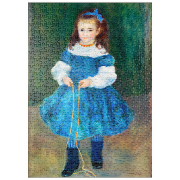 puzzleplate Girl with a Jump Rope (Portrait of Delphine Legrand) (1876) by Pierre-Auguste Renoir 500 Puzzle