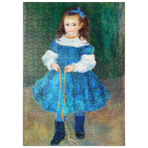 puzzleplate Girl with a Jump Rope (Portrait of Delphine Legrand) (1876) by Pierre-Auguste Renoir 500 Puzzle