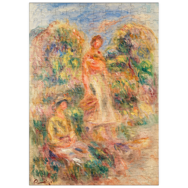 puzzleplate Standing Woman and Seated Woman in a Landscape (Une femme debout et une femme assise dans un paysage) (1919) by Pierre-Auguste Renoir 200 Puzzle