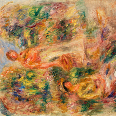 Standing Woman and Seated Woman in a Landscape (Une femme debout et une femme assise dans un paysage) (1919) by Pierre-Auguste Renoir 200 Puzzle 3D Modell