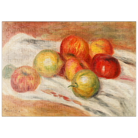 Darstellung des Puzzle-Motivs Apples, Orange, and Lemon (1911) by Pierre-Auguste Renoir – Puzzleteile: 200