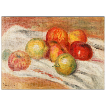 puzzleplate Apples, Orange, and Lemon (Pommes, oranges et citrons) (1911) by Pierre-Auguste Renoir 500 Puzzle
