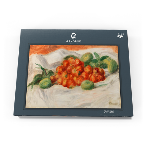 Strawberries and Almonds (Fraises et amandes) (1897) by Pierre-Auguste Renoir 100 Puzzle Schachtel Ansicht3