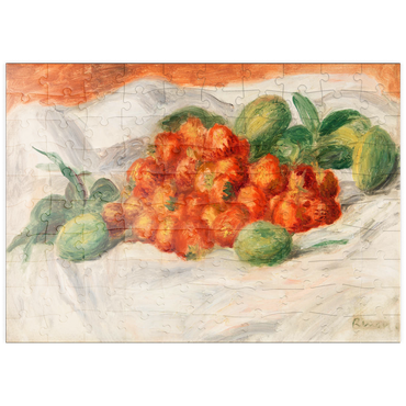 puzzleplate Strawberries and Almonds (Fraises et amandes) (1897) by Pierre-Auguste Renoir 100 Puzzle