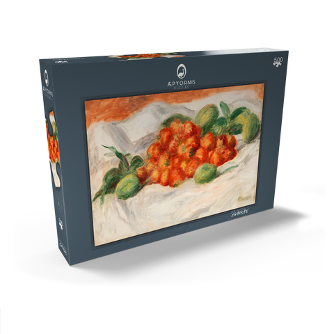 Strawberries and Almonds (Fraises et amandes) (1897) by Pierre-Auguste Renoir 500 Puzzle Schachtel Ansicht2