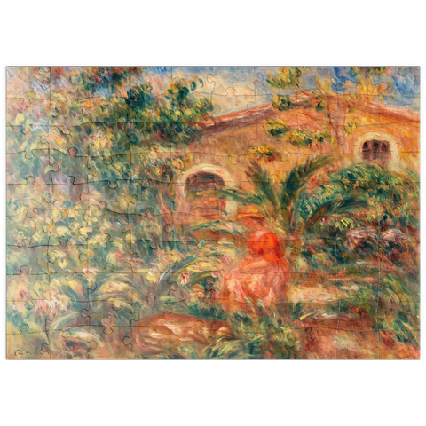 puzzleplate Farmhouse (La Ferme) (1917) by Pierre-Auguste Renoir 100 Puzzle