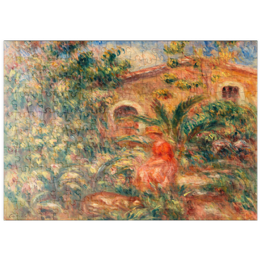 puzzleplate Farmhouse (La Ferme) (1917) by Pierre-Auguste Renoir 200 Puzzle