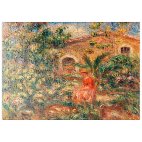 puzzleplate Farmhouse (La Ferme) (1917) by Pierre-Auguste Renoir 200 Puzzle