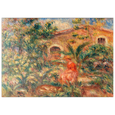 puzzleplate Farmhouse (La Ferme) (1917) by Pierre-Auguste Renoir 500 Puzzle