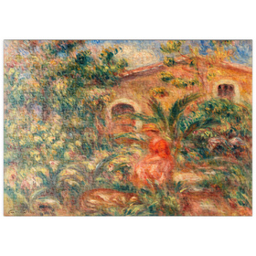 Darstellung des Puzzle Motivs Farmhouse (La Ferme) (1917) by Pierre-Auguste Renoir - Puzzleteile: 500