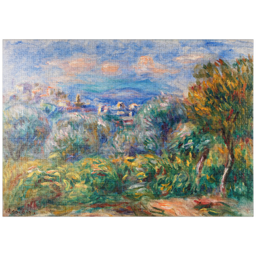 puzzleplate Landscape (Paysage) (1917) by Pierre-Auguste Renoir 1000 Puzzle