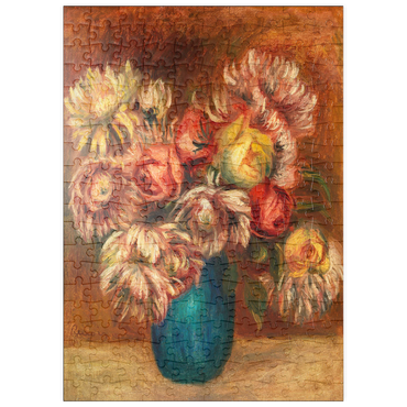 puzzleplate Flowers in a Green Vase (Fleurs dans un vase vert) (1912) by Pierre-Auguste Renoir 200 Puzzle