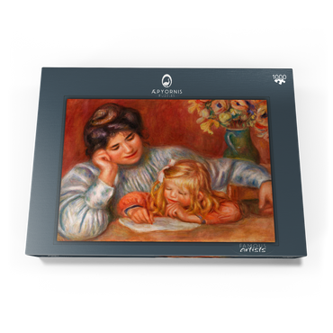 Writing Lesson (La Leçon d'écriture) (1905) by Pierre-Auguste Renoir 1000 Puzzle Schachtel Ansicht3