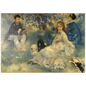 Darstellung des Puzzle-Motivs Henriot Family (La Famille Henriot) (1875) by Pierre-Auguste Renoir – Puzzleteile: 1000