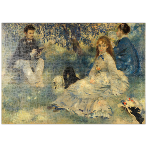 puzzleplate Henriot Family (La Famille Henriot) (1875) by Pierre-Auguste Renoir 1000 Puzzle