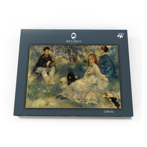 Henriot Family (La Famille Henriot) (1875) by Pierre-Auguste Renoir 100 Puzzle Schachtel Ansicht3