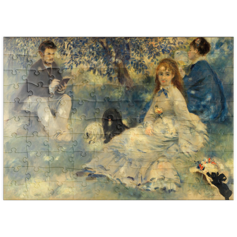 puzzleplate Henriot Family (La Famille Henriot) (1875) by Pierre-Auguste Renoir 100 Puzzle