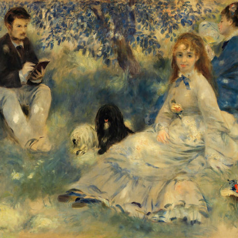 Henriot Family (La Famille Henriot) (1875) by Pierre-Auguste Renoir 100 Puzzle 3D Modell
