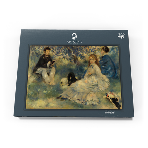 Henriot Family (La Famille Henriot) (1875) by Pierre-Auguste Renoir 200 Puzzle Schachtel Ansicht3