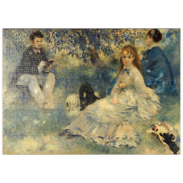 puzzleplate Henriot Family (La Famille Henriot) (1875) by Pierre-Auguste Renoir 500 Puzzle