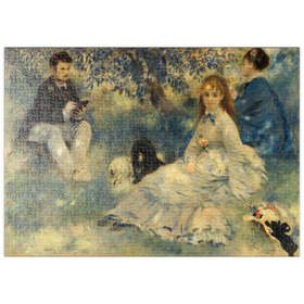 Darstellung des Puzzle Motivs Henriot Family (La Famille Henriot) (1875) by Pierre-Auguste Renoir - Puzzleteile: 500