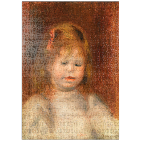 puzzleplate Portrait of Jean Renoir (Portrait de Jean Renoir) (1897) by Pierre-Auguste Renoir 1000 Puzzle